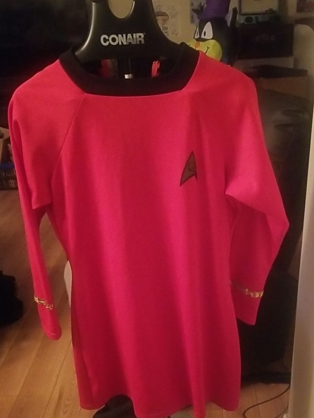 Official Paramount Red ST:TIS Minidress- Large Halloween COSTUME